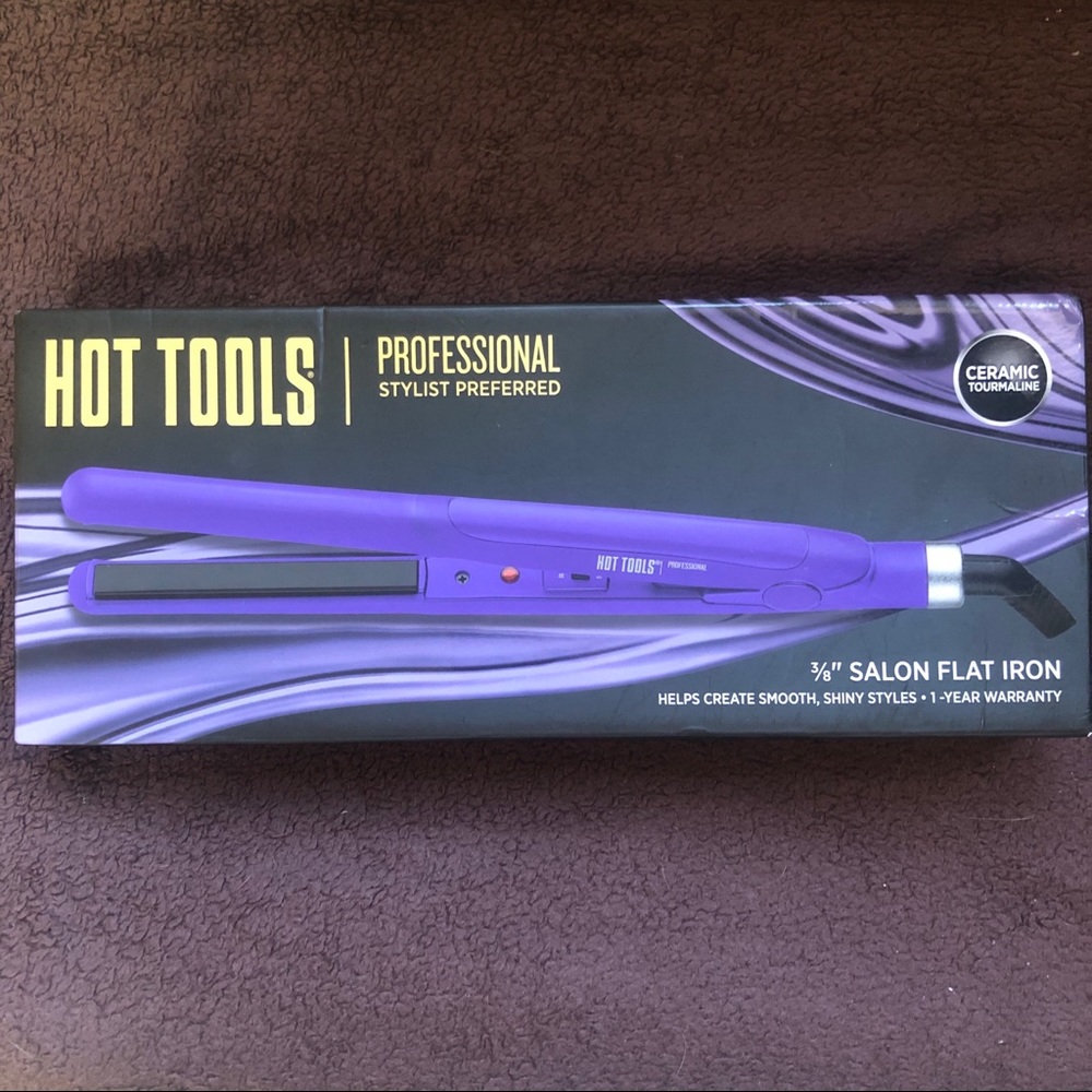 Hot Tools 3/8 in Flat Iron Hair Straightener